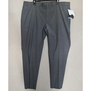 COLLECTION by Michael Strahan Dress Pants 44Wx30L  Gray Tech Wool Men’s Classic
